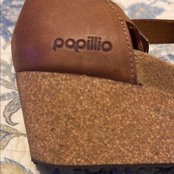 Papillio Brown buckle wedges - Picture 2 of 3